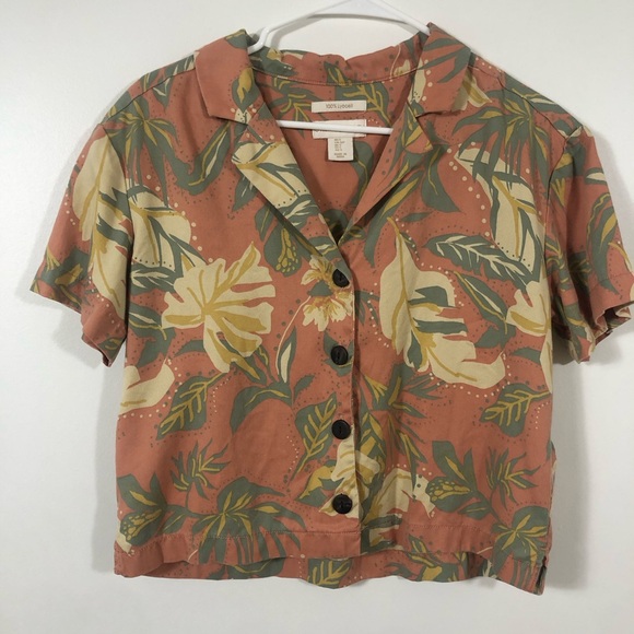 Cynthia Rowley Tops - Cynthia Rowley 100% Lyocel Tropical Cabana Shirt Top. Women’s sz Small